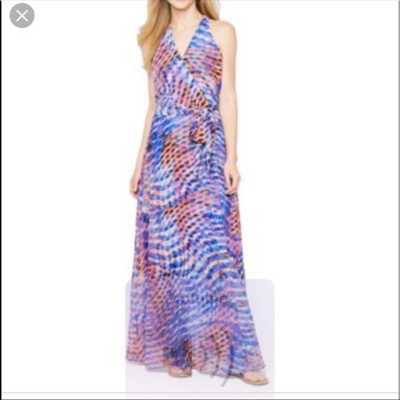 Chetta B Dresses Vneck Maxi Dress Size 16 2235 Poshmark